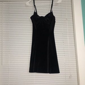 American Apparel Black Velvet Mini